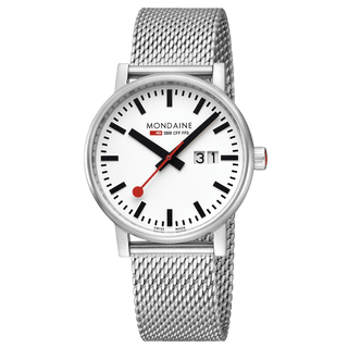 Evo2, 40mm, klassische Edelstahluhr, MSE.40210.SM, Frontansicht