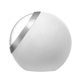 Weiße Tisch-Uhr, 60 mm, Seitenansicht