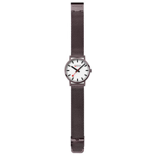 Classic, Brauner Edelstahl, 40 mm	, Vorderansicht des Armbands