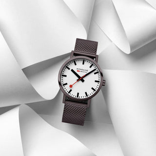 Classic, Brauner Edelstahl, 40 mm	, Frontansicht