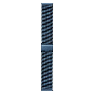 Classic, Blauer Edelstahl, 40 mm	, Vorderansicht vom Armband