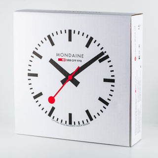 Red Wall clock, 25 cm