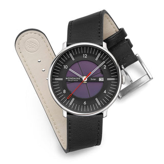Doppio Solar Skeleton, Stainless Steel, 41 mm