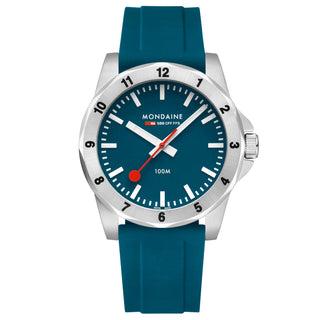 Numeri, Blaues Silicon, 42 mm