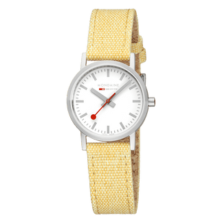 Classic, 30mm, moderne gelbe Uhr, A658.30323.17SBE, Frontansicht