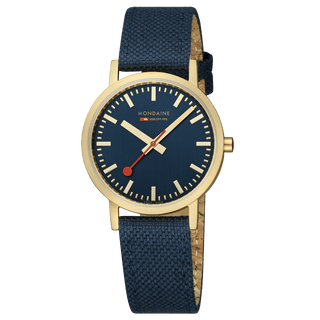 Classic, 36 mm, Tiefseeblaue goldene Uhr, A660.30314.40SBQ, Frontansicht