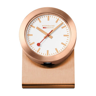 Kupferfarbene Magnet-Uhr, 5 cm