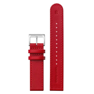Rot Echtleder Armband, 20mm, FEM.25320.30Q.2.K