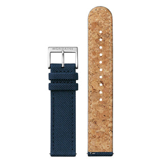 Classic, 40 mm, Tiefseeblaue Uhr, A660.30360.40SBD, Vorder- und Rückansicht des Armbands