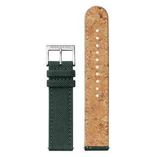 Classic, 40 mm, Waldgrüne Uhr, A660.30360.60SBF, Vorder- und Rückansicht des Armbands